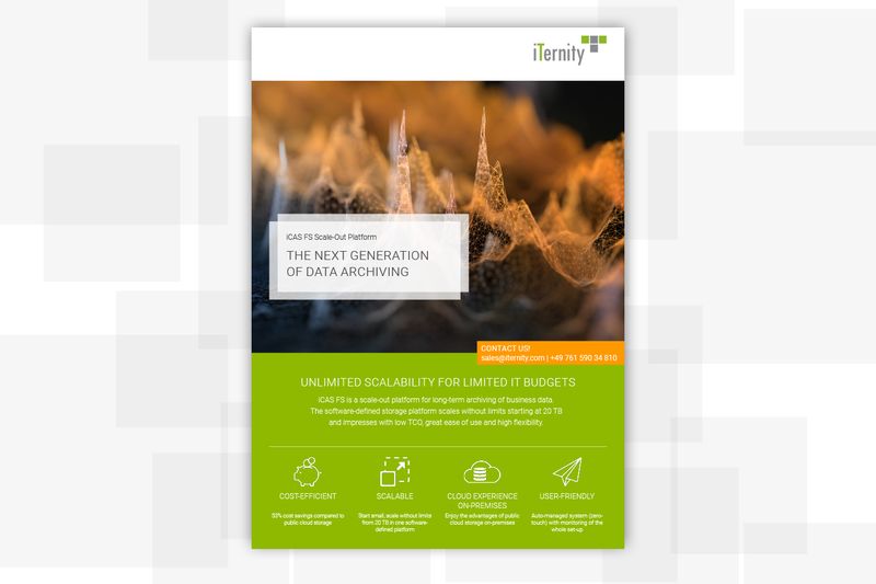 Icas Fs Scale Out Archiving Platform Iternity